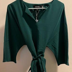 NWT Tie-waist Emerald Maxi from Monki, M